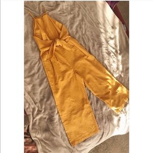 Anthropologie Greylin Front tie jumpsuit sz. S